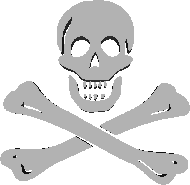 Skull And Bones - Jolly Roger (1600x1024), Png Download