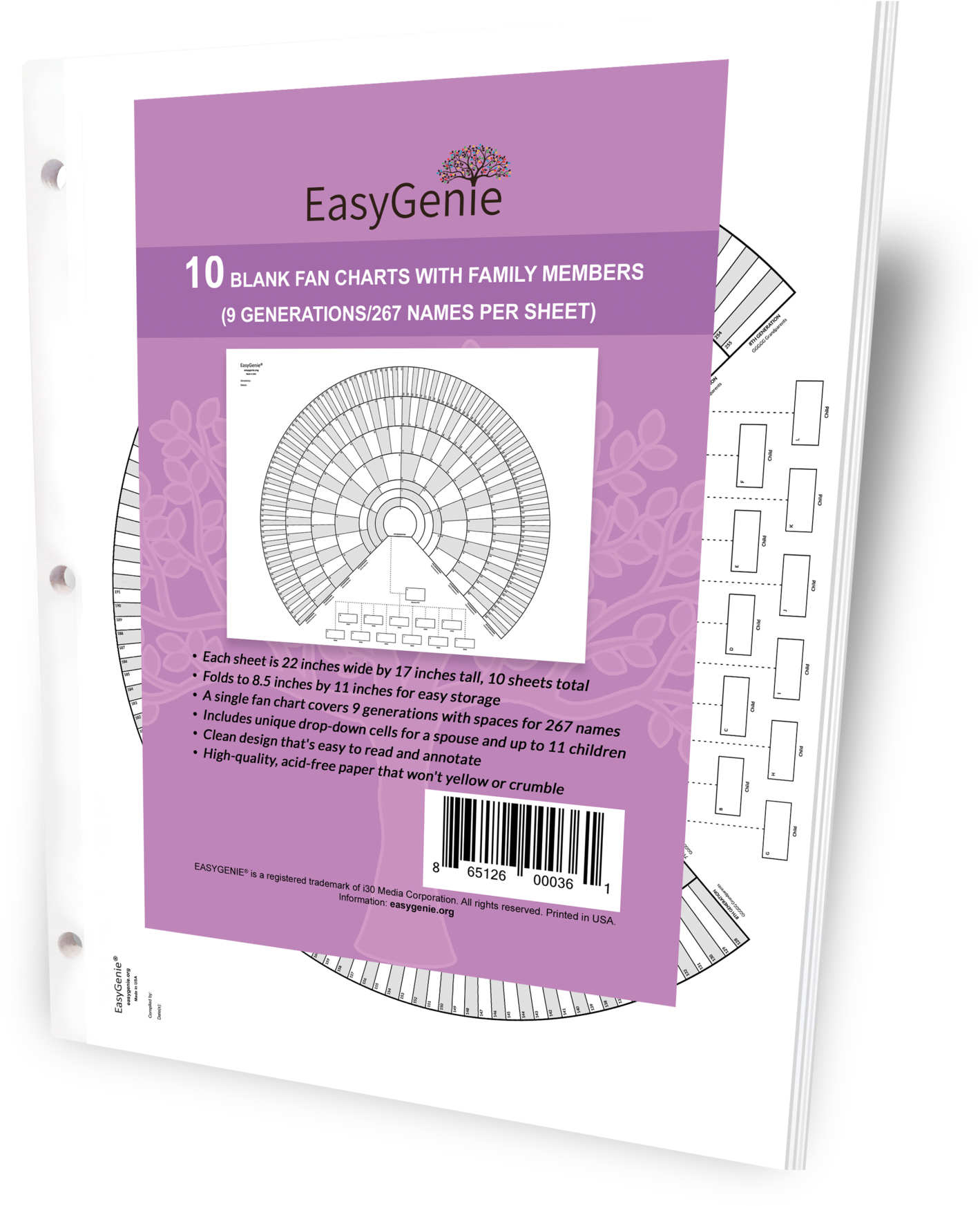 Load Image Into Gallery Viewer, 10 Blank Fan Charts - Label (1536x2048), Png Download