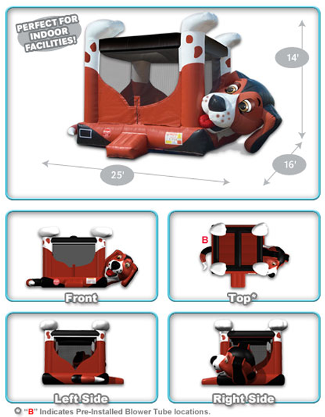 Request A Quote Faqs - Puppy Bounce House (800x600), Png Download