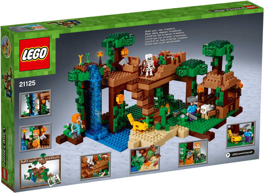 21125 Lego - Lego Treehouse Minecraft Set (1200x900), Png Download