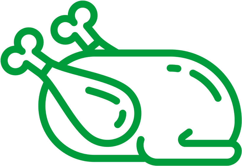 Chicken As Food (2000x1115), Png Download