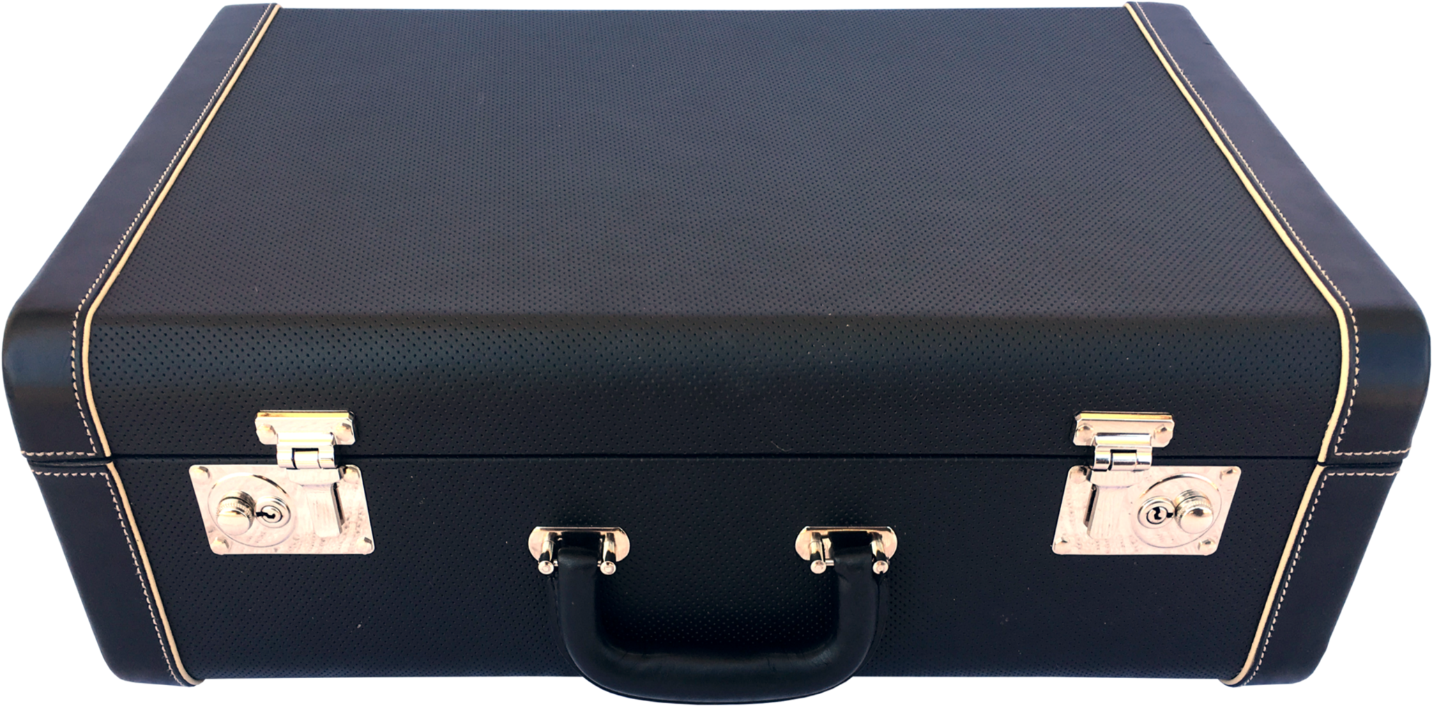 The Laurence Kenyon Suitcase In “sports Car” Black (2500x2500), Png Download