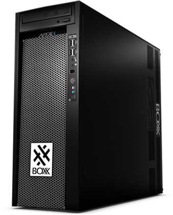 Box Apexx 4 Workstation - Amd Threadripper Workstation (400x500), Png Download