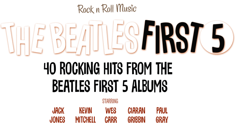 The Beatles First Five - Calligraphy (820x431), Png Download