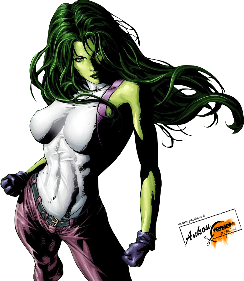 She Hulk Png Photo - She Hulk Png (832x900), Png Download