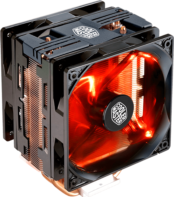 Cooler Master Hyper 212 Led Turbo Black Cover (600x800), Png Download