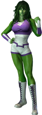 Playstation - Marvel Heroes Omega She Hulk (300x420), Png Download