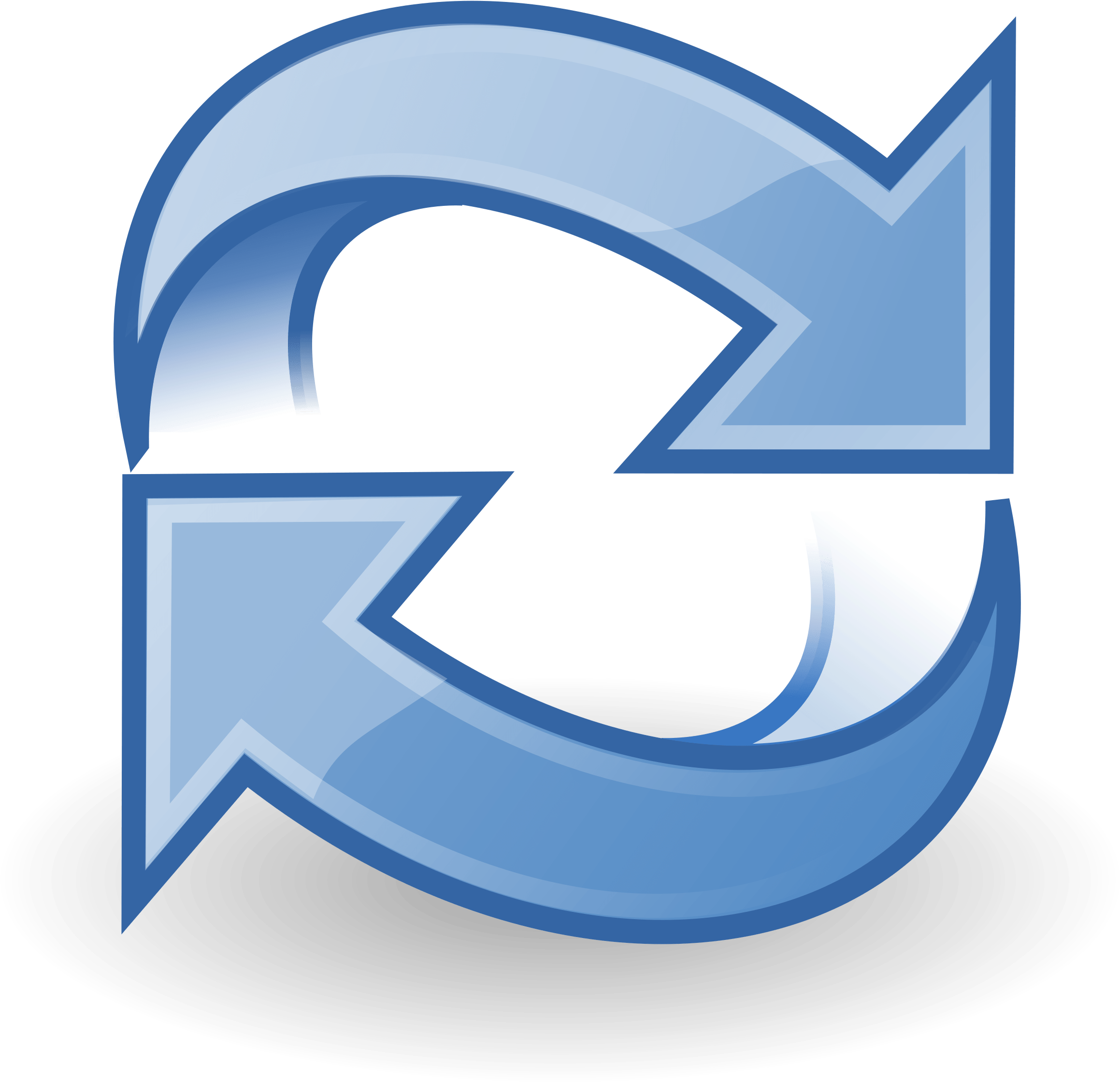 Cartoon Refresh Icon Png - Refresh Clipart (2400x2400), Png Download