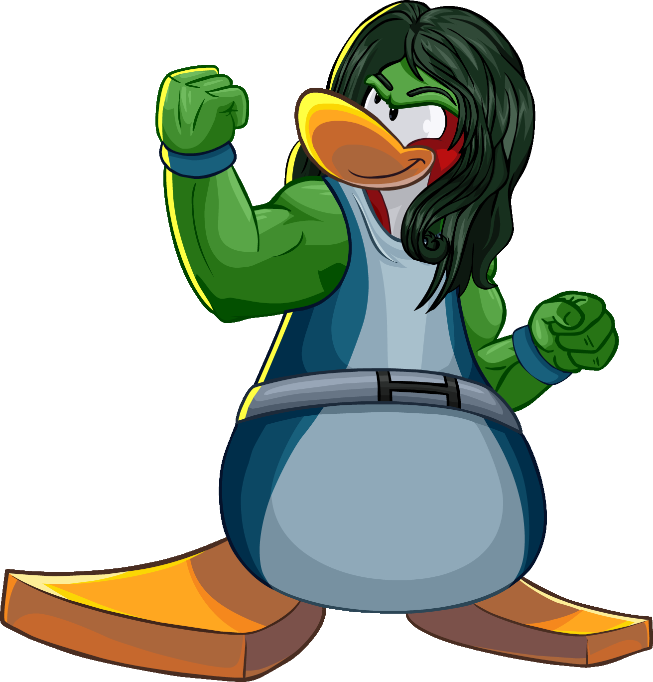 Shehulk - Club Penguin Marvel 2013 (1311x1368), Png Download