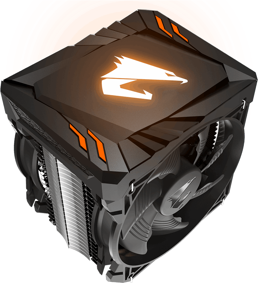 Aorus Cpu Cooler - Aorus Atc700 Cpu Cooler (1000x1000), Png Download