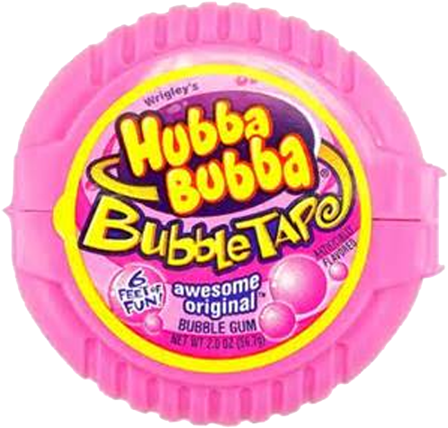 Hubba Bubba Original Bubble Tape Bubble Gum - Bubble Tape Hubba Bubba (500x500), Png Download