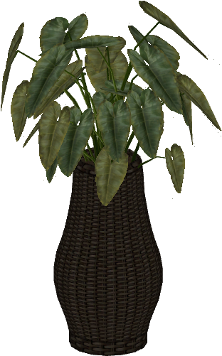 Rotan Planter 4 - Houseplant (510x510), Png Download