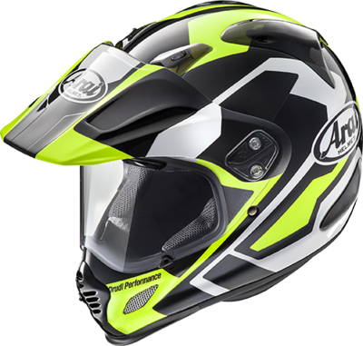 Arai Xd4 Catch Yellow - Arai Tour X4 Catch Yellow (400x381), Png Download