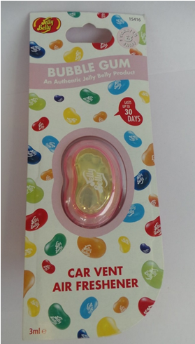 Bubble Gum - Jelly Belly Air Freshener Vent Bubble Gum (800x800), Png Download