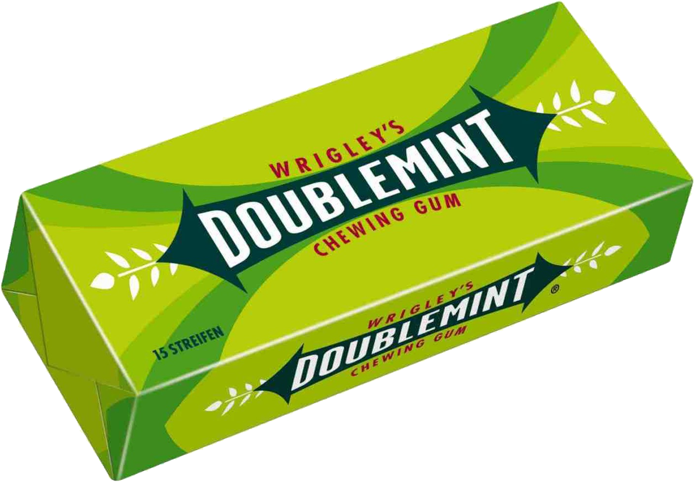 Chewing Gum Png - Wrigley's Doublemint Chewing Gum 15 Sticks (1418x986), Png Download