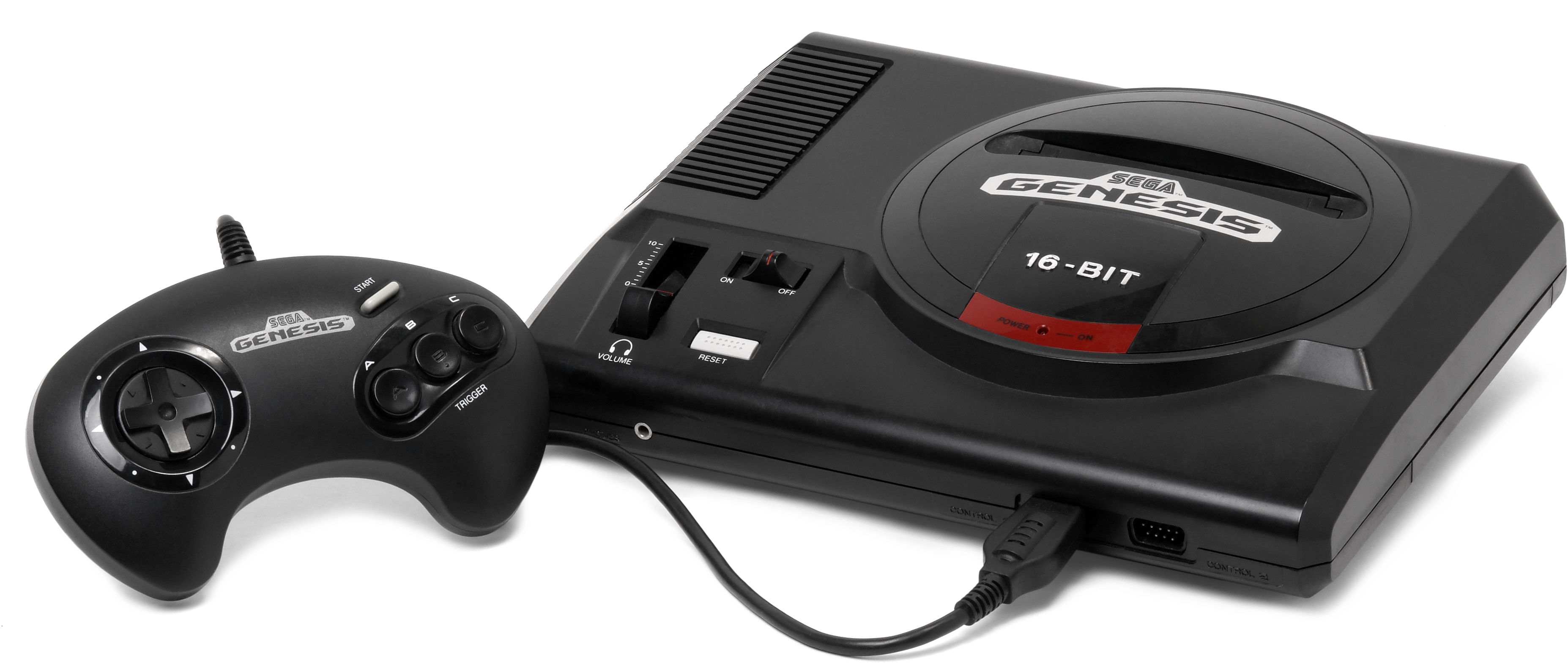 Sega Genesis Mod1 Set - Sega Genesis 1 (original Model) Console System (3800x1640), Png Download