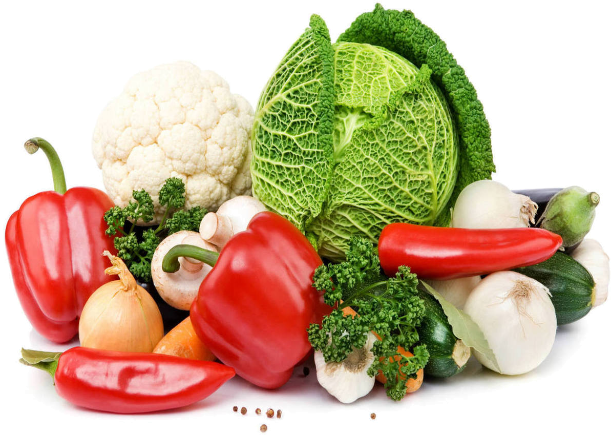 Healthy Foods For Diabetics - Vegetable Hd (1200x853), Png Download