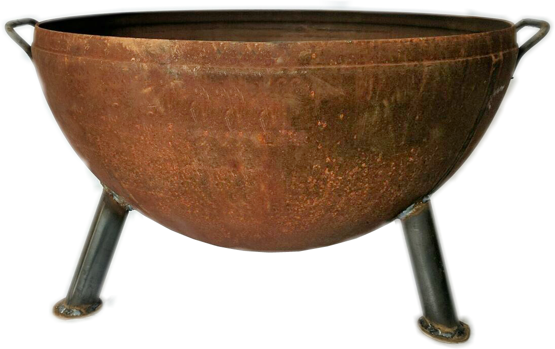 30" Hemisphere Heavy Duty Fire Pit - Fire Pit Png (1090x687), Png Download