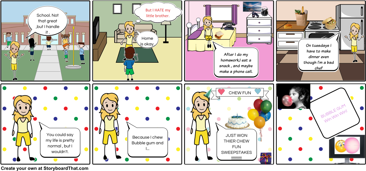 Bubble Gum - Cartoon (1290x610), Png Download