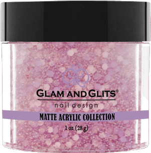 Matte Acrylic - Mat624 Bubblegum - Glam Glits Acrylic Powder 1 Oz (400x400), Png Download