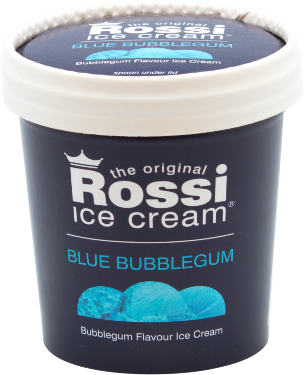 125ml - Rossi Ice Cream Bubblegum (1024x1024), Png Download