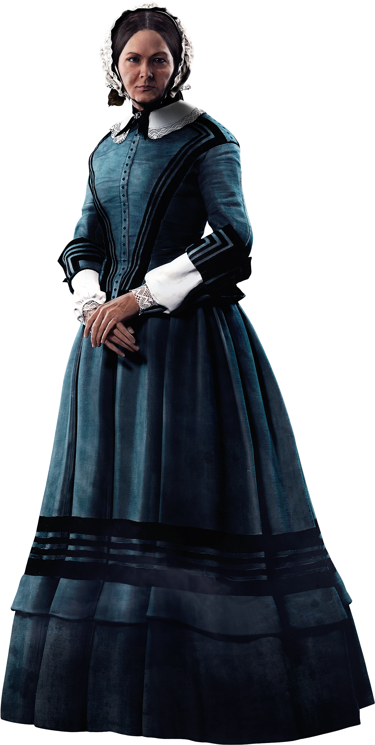 Acs Florence Nightingale Render - Florence Nightingale Ac Syndicate (1355x2630), Png Download