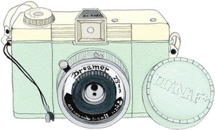 Ohghs - Vintage Camera Drawing (400x349), Png Download