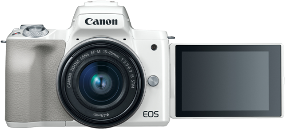 The Camera Does Not Have A Image Stabilisation On The - Canon Eos M50 White (600x400), Png Download