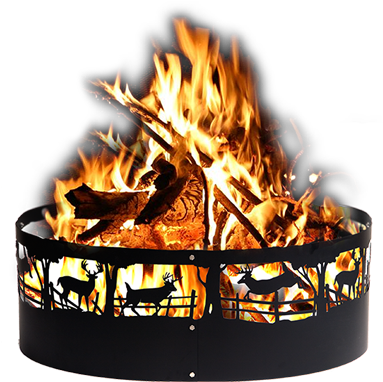 Canadian Artist Design - Fire Ring (565x400), Png Download