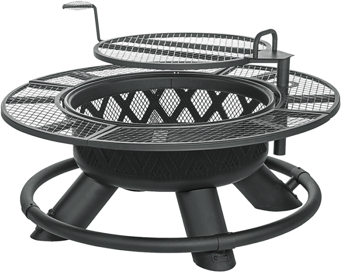 Big Horn Outdoors King Ranch Fire Pit (700x700), Png Download