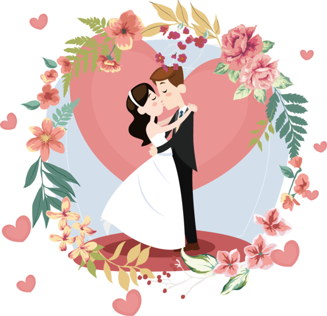 Wedding Heart Png (642x620), Png Download