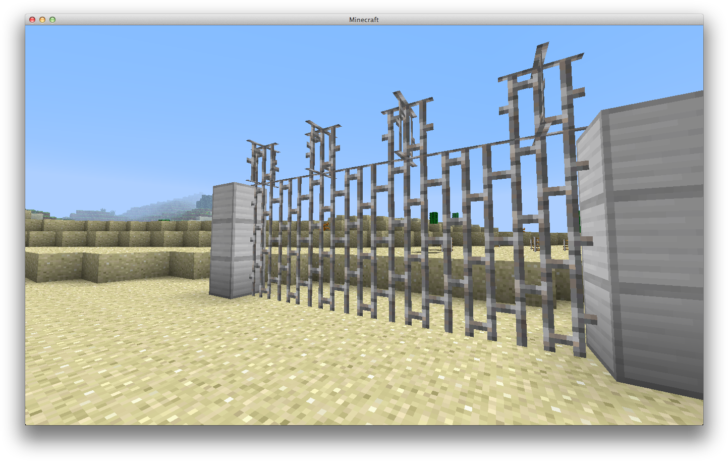 [detail] Barbed Wire Fences - Minecraft (1458x928), Png Download
