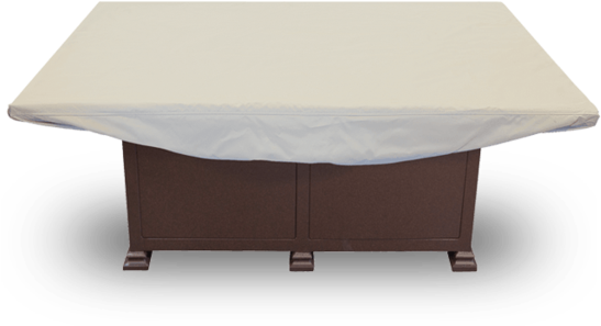 58" X 38" Rectangle Chat & Fire Pit Protective Cover - Fire Pit (599x417), Png Download