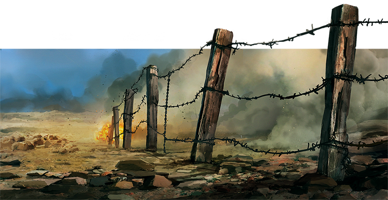 Barbed Wire (800x412), Png Download