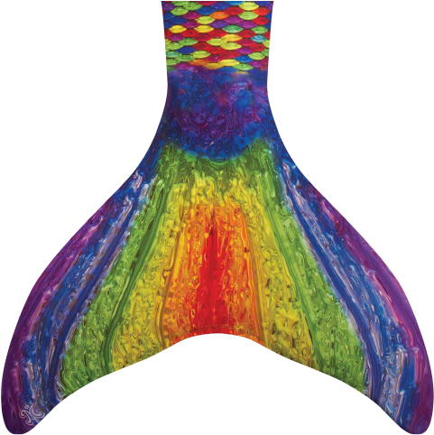 Serena's Rainbow Reef Mermaid Tail Finfriends - Serena's Rainbow Reef Mermaid Tail Skin (500x500), Png Download
