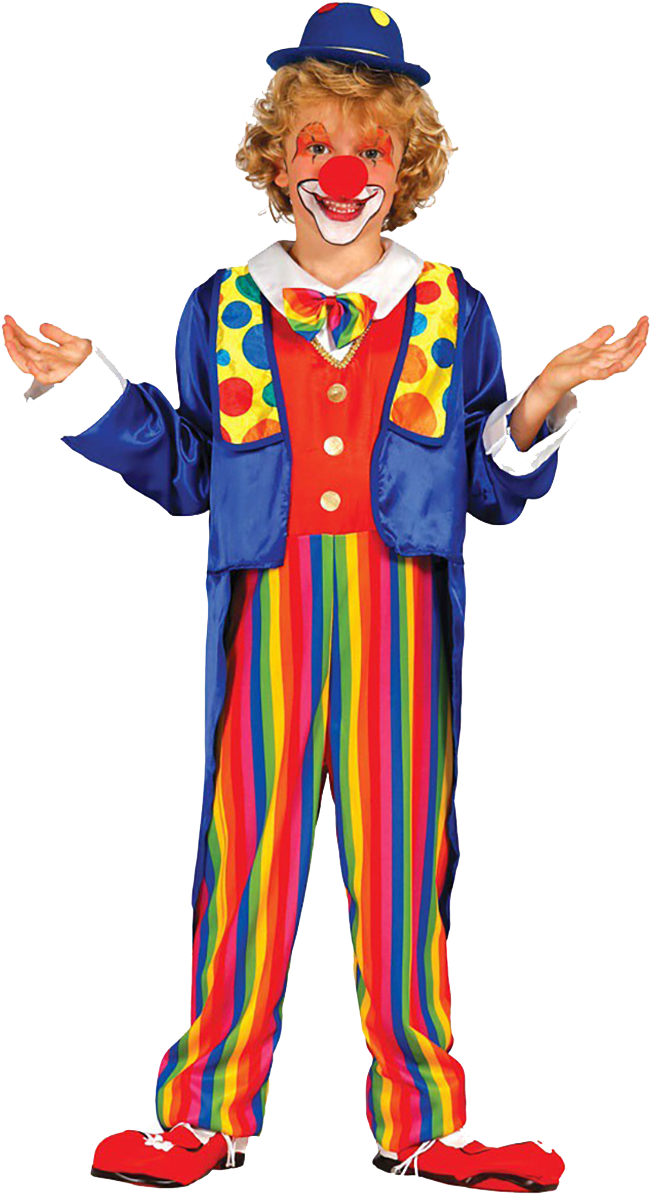 Clown Transparent Png - Disfraz Payaso Infantil 3-4 Años Guirca (889x1200), Png Download