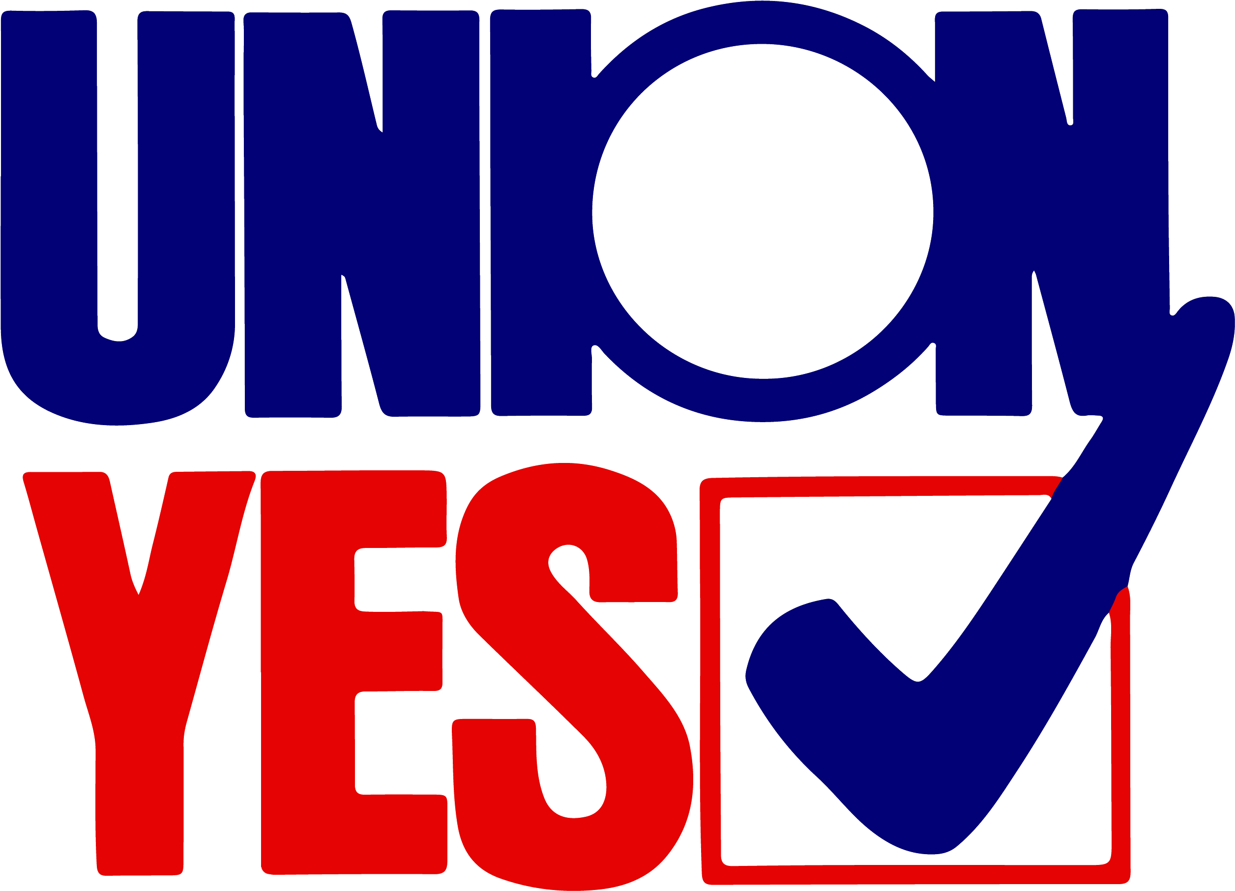 Union Yes Sign - Union Workers (2568x1826), Png Download