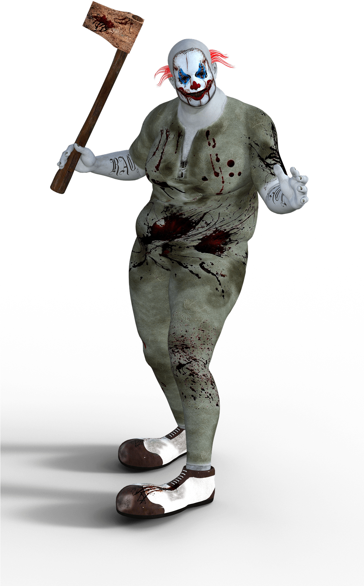 Clown, Terror, Horror, Scary, Halloween, Spooky, Evil - Clowns Killer Png (445x720), Png Download