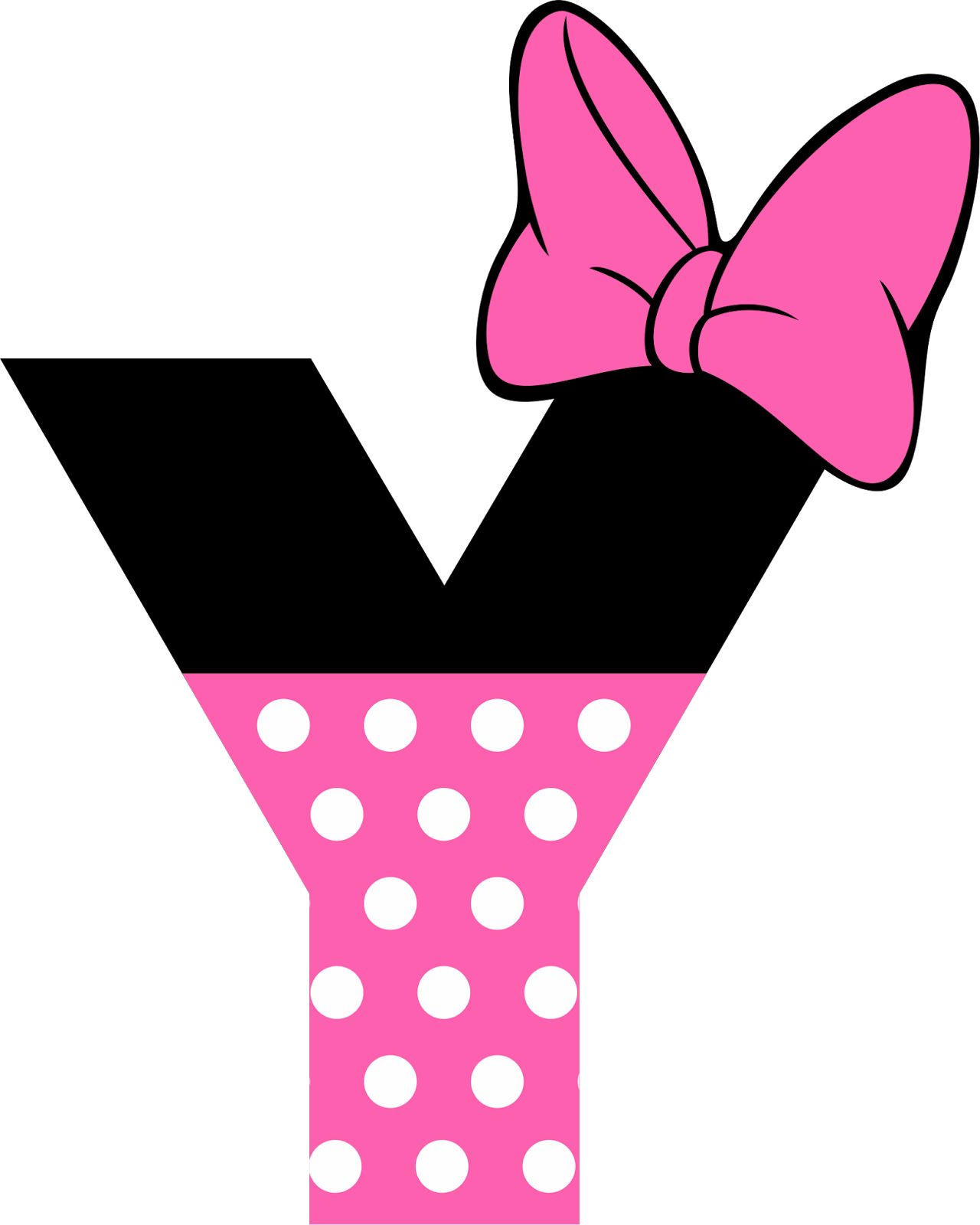 Abcd Letters, Minnie Mouse Party, Mickey Mouse, Printable - Letras De Minnie Mouse (1280x1600), Png Download