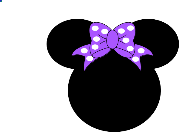Computer Mouse Front View Icon Shape - Minnie Mouse Head Png (600x444), Png Download