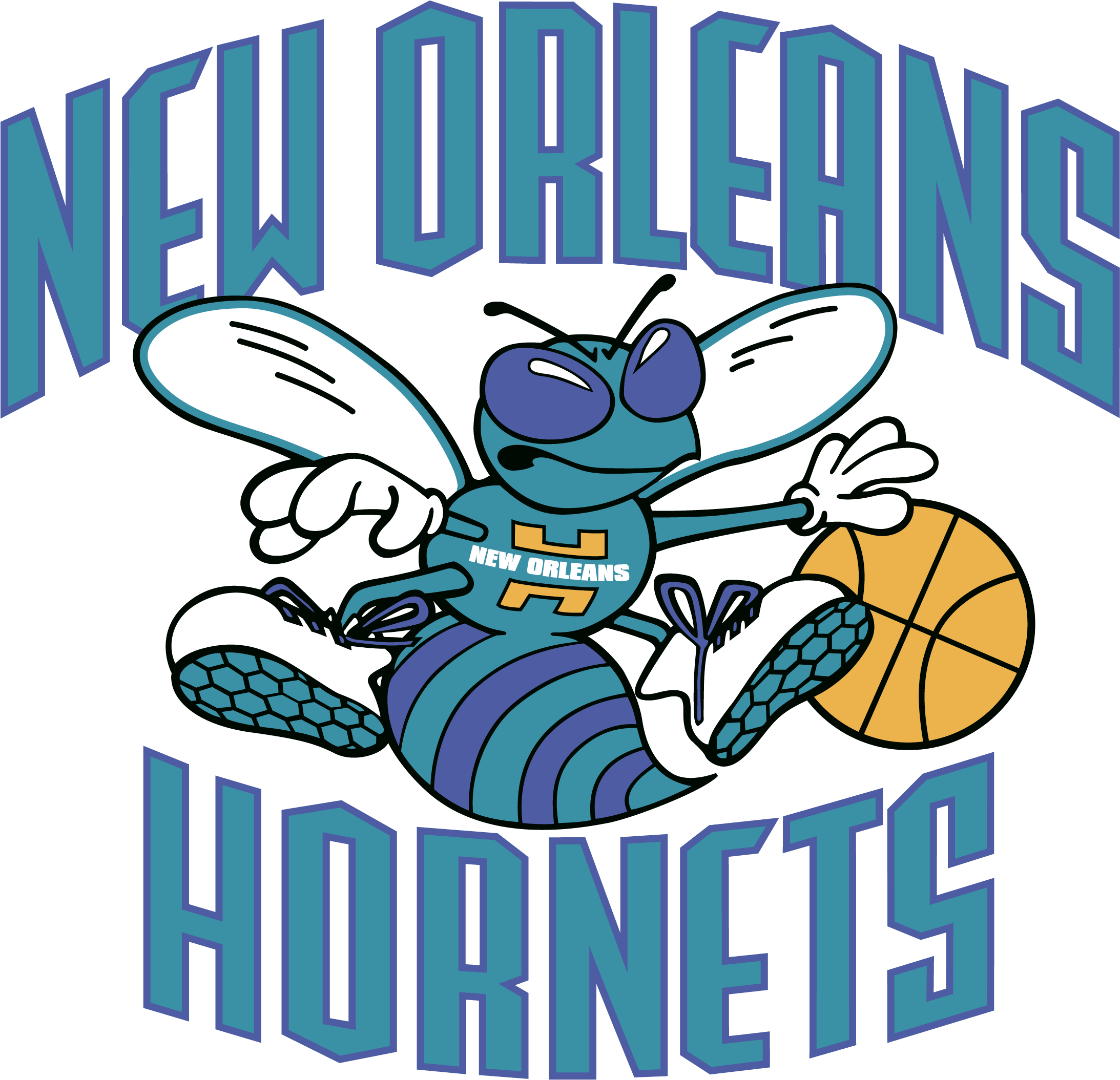 Charlotte Hornets Old Logo - Nba New Orleans Hornets Zippo Lighter (3840x2160), Png Download