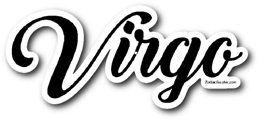 Virgo Zodiac Graphic Sticker - God (1024x1024), Png Download
