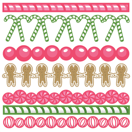 Picture Freeuse Download Christmas Borders Svg Cutting - Pink Christmas Border Png (432x432), Png Download