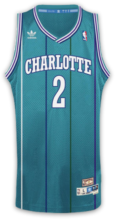 Charlotte Hornets - Teal Charlotte Hornets Jersey (300x450), Png Download