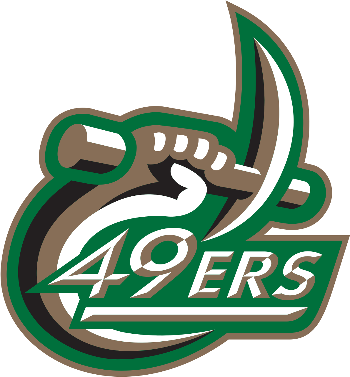 Charlotte 49ers Logo Png (1200x1289), Png Download