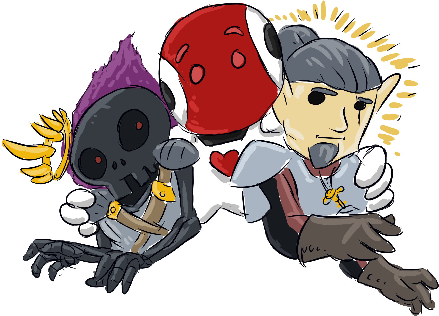 Feel Free To Pick Both If You're Up For It - Cartoon (3000x1281), Png Download