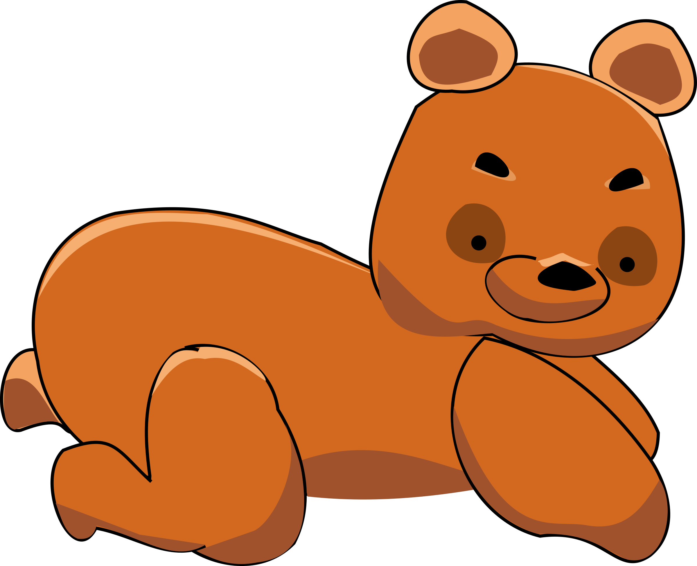 Big Image - Transparent Teddy Bear Image Cartoon (2400x1950), Png Download