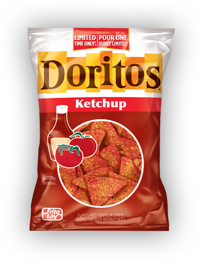 Doritos Ketchup - Doritos Ketchup Tortilla Chips (405x523), Png Download