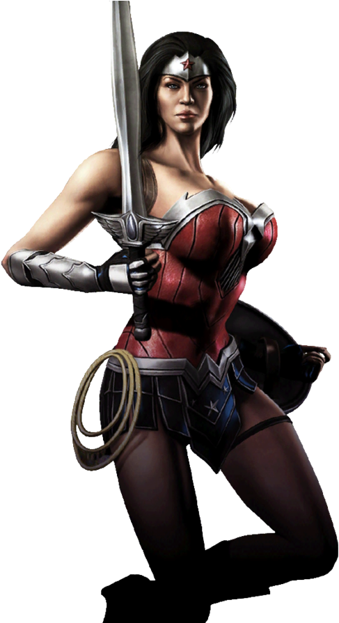 Wonder Woman Png Picture - Injustice All Wonder Woman (894x894), Png Download