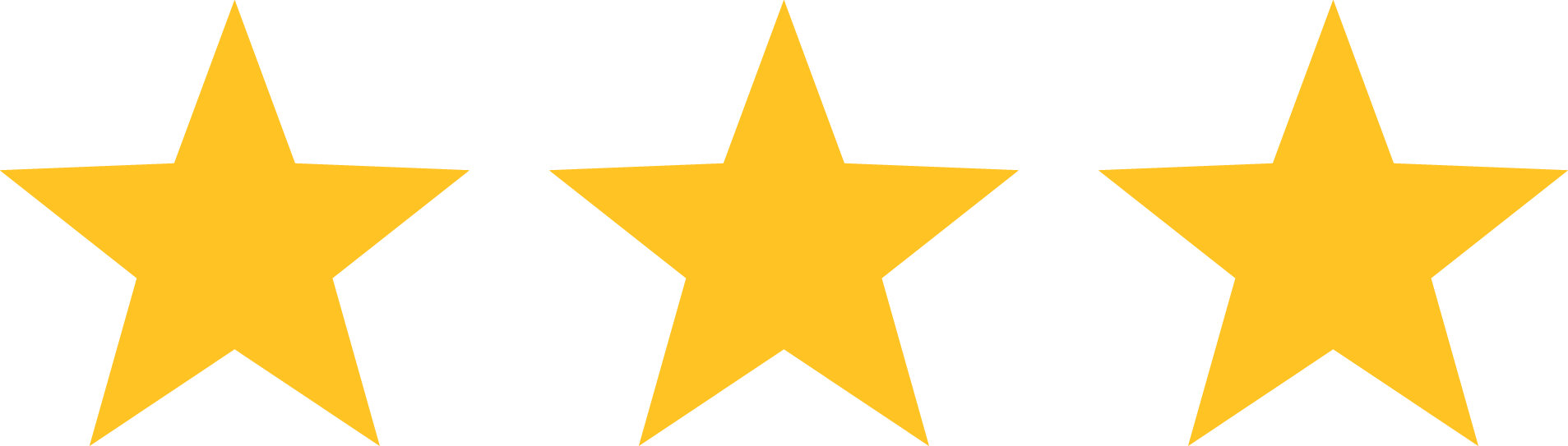 3 Stars Png (1907x543), Png Download